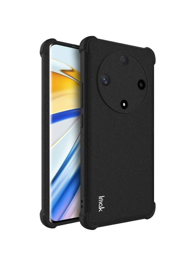 جراب هاتف مضاد للصدمات من مادة TPU لهاتف Honor X9b 5G / Magic6 Lite 5G imak (أسود غير لامع)
