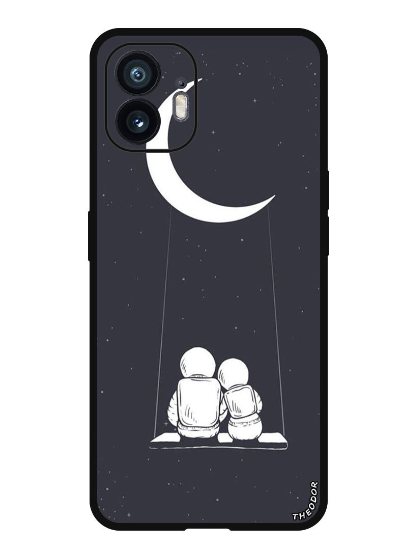 Theodor Protective Case Anti Scratch Shock Proof Bumper Cover For Nothing Phone (2) Two Astronauts - Image 1