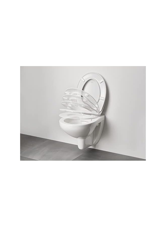 The Bros Bathroom Fixtures, WC Seat with Soft Close and Quick Release Functions - Bau Ceramic Collection, 39493000 - Image 5