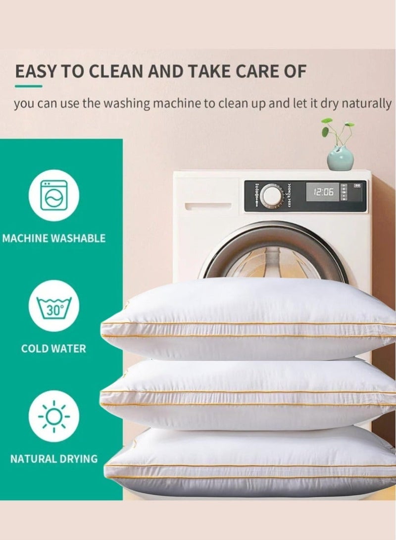 بلوبيري وسادة الأنابيب الذهبية قطن 50x70 سم صنع في الإمارات العربية المتحدة - Image 4