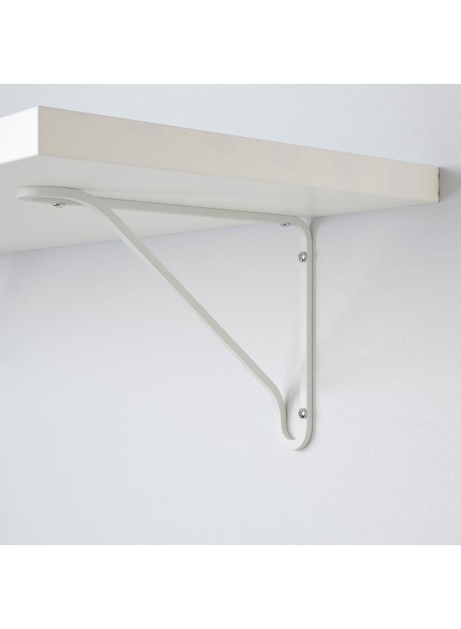 Zaboon Wall Shelf, White/White, 80X30 Cm - Image 4
