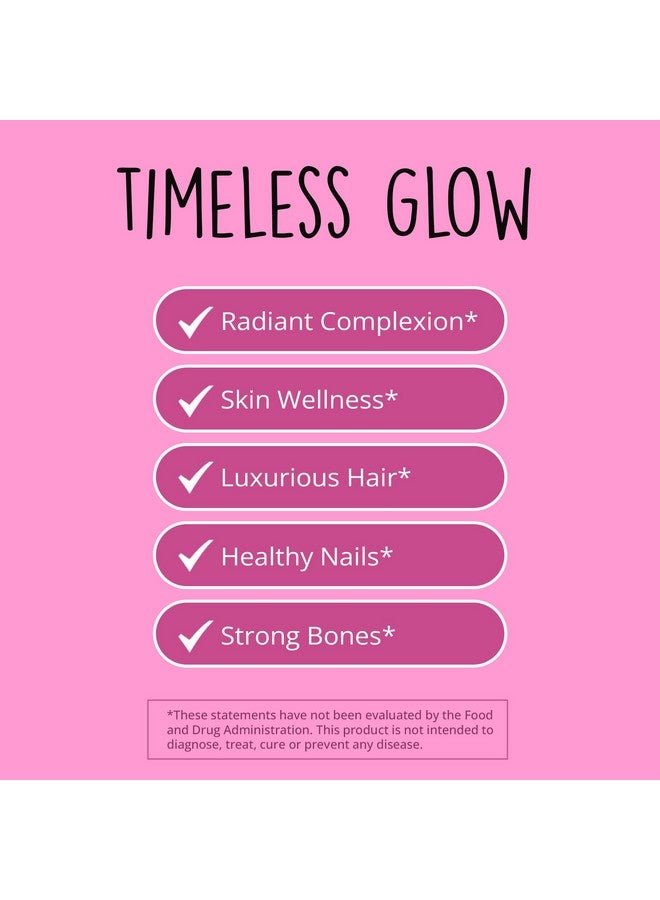 HAPPY HEALTHY HIPPIE Vegan Collagen Builder w/ Hyaluronic Acid - Hair Skin and Nails Vitamins for Youthful Glow | Keratin & Elastin Booster | Bones, Cartilage, Tendons | Vitamin A, L-Lysine | Vegetarian | Non-GMO, 60 Ct - Image 4