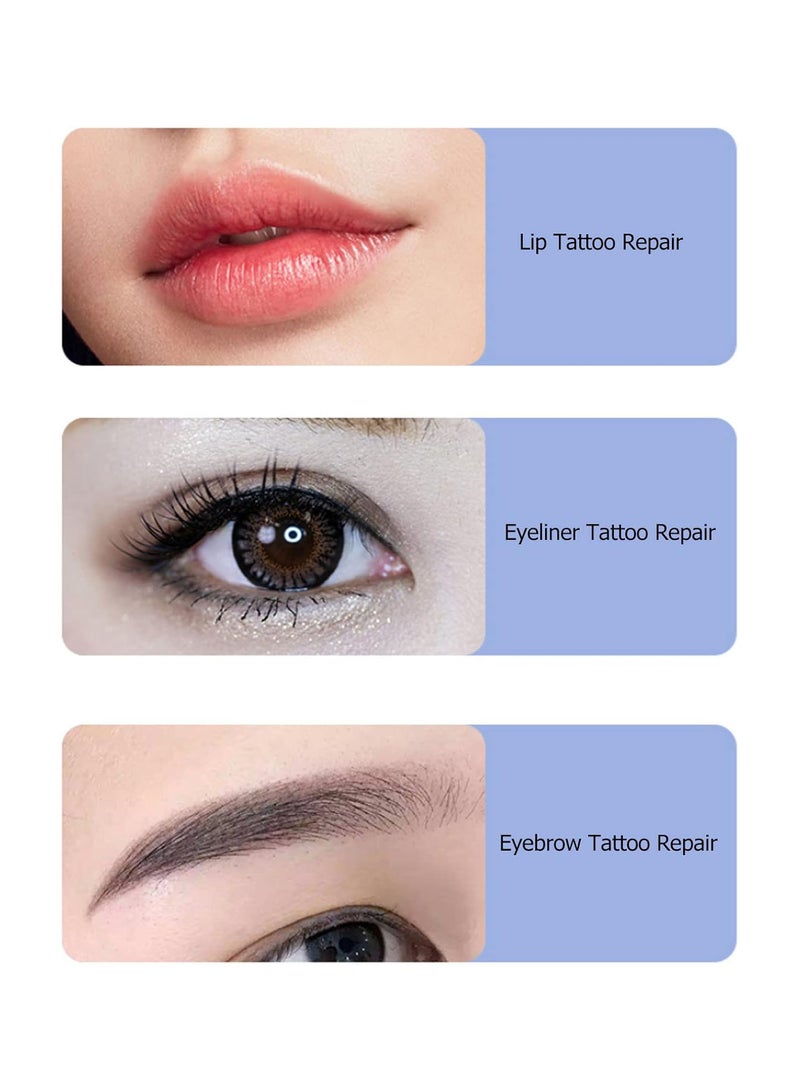 GGOOT Tattoo Adhesive Bandage, Transparent Tattoo Bandage, Breathable Transparent Tattoo Protective PU Film for Baby Shower Tattoo Eyebrow Lips And Eyeliner Tattoos - Image 3