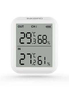 INKBIRD INKBIRD ITH-20R Digital Thermometer Hygrometer Indoors Outdoors Wireless Receiver Thermometer Humidity Gauge with Accurate Temperature Humidity Display Monitor ONE Receiver THREE Transmitter  - Image 2