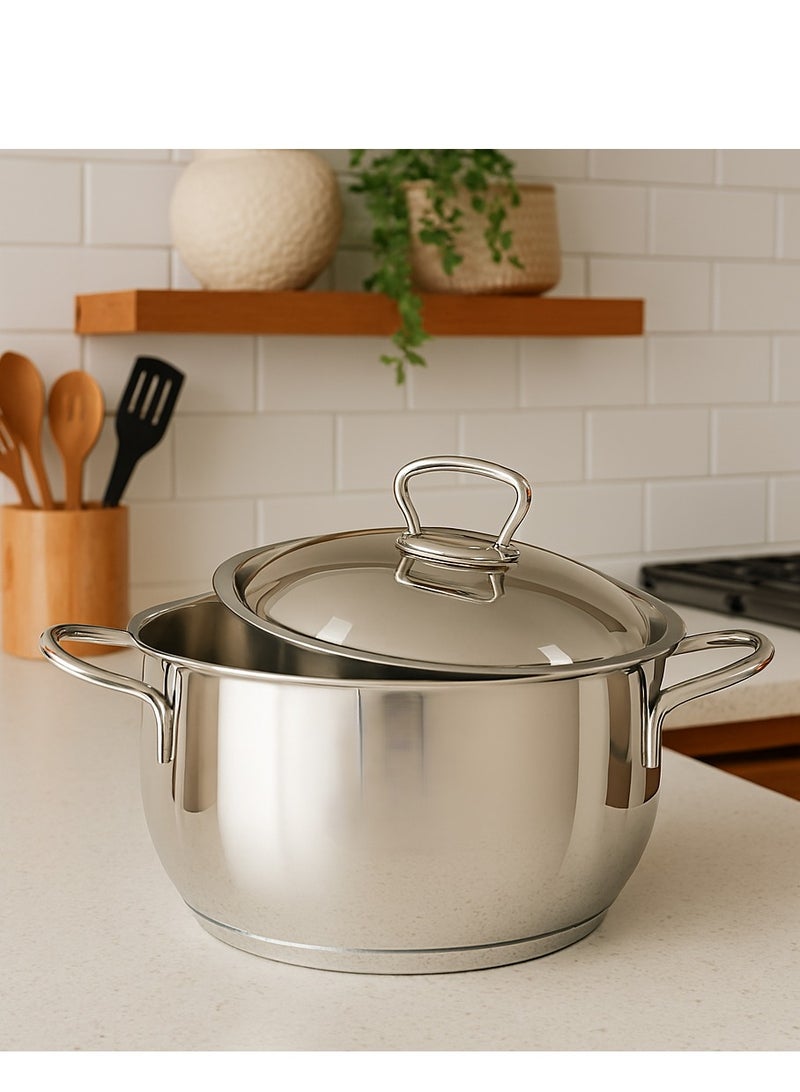 يونستيل حلة طهي رويال ( 22 سم ) ستانلس ستيل من يونستيل - Image 2