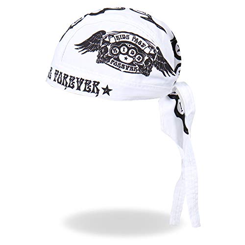 Hot Leathers Womens Motorcycle Traditional-african-head-wraps, White - Image 2