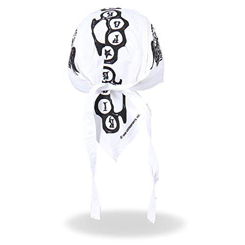 Hot Leathers Womens Motorcycle Traditional-african-head-wraps, White - Image 3