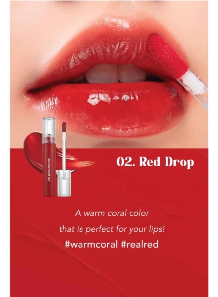 rom&nd Glasting Water Tint  02  RED DROP - Image 2