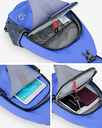 WATERFLY حقيبة ظهر مائية CROSSBODY سلاينغ حقيبة سفر مشي حقيبة صدر يومية - Image 3