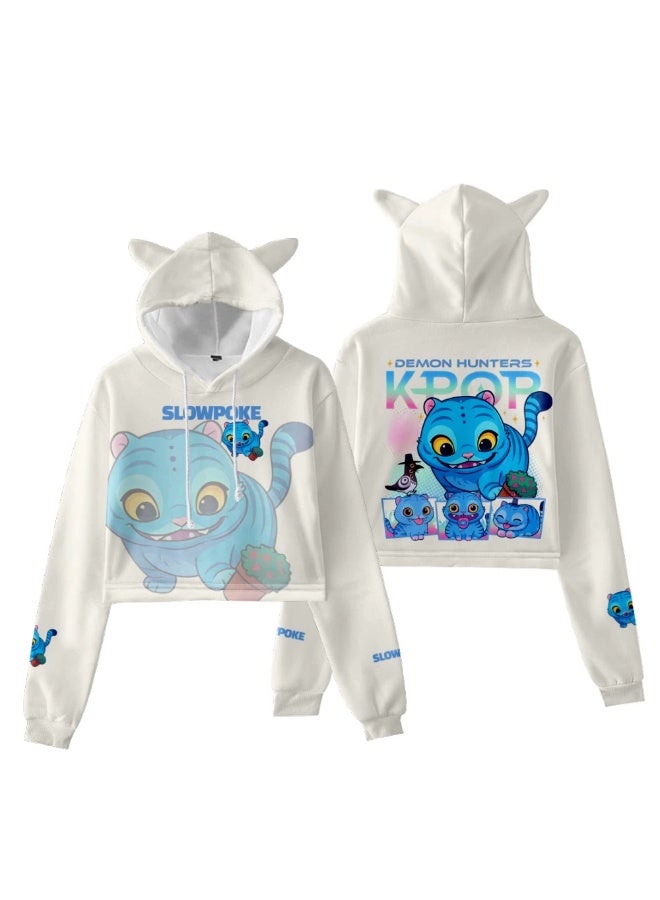 general K-POP: Demon Hunting Girl Group Printed Hoodie suitable for daily outings or styling making fans unable to put it down - Image 1