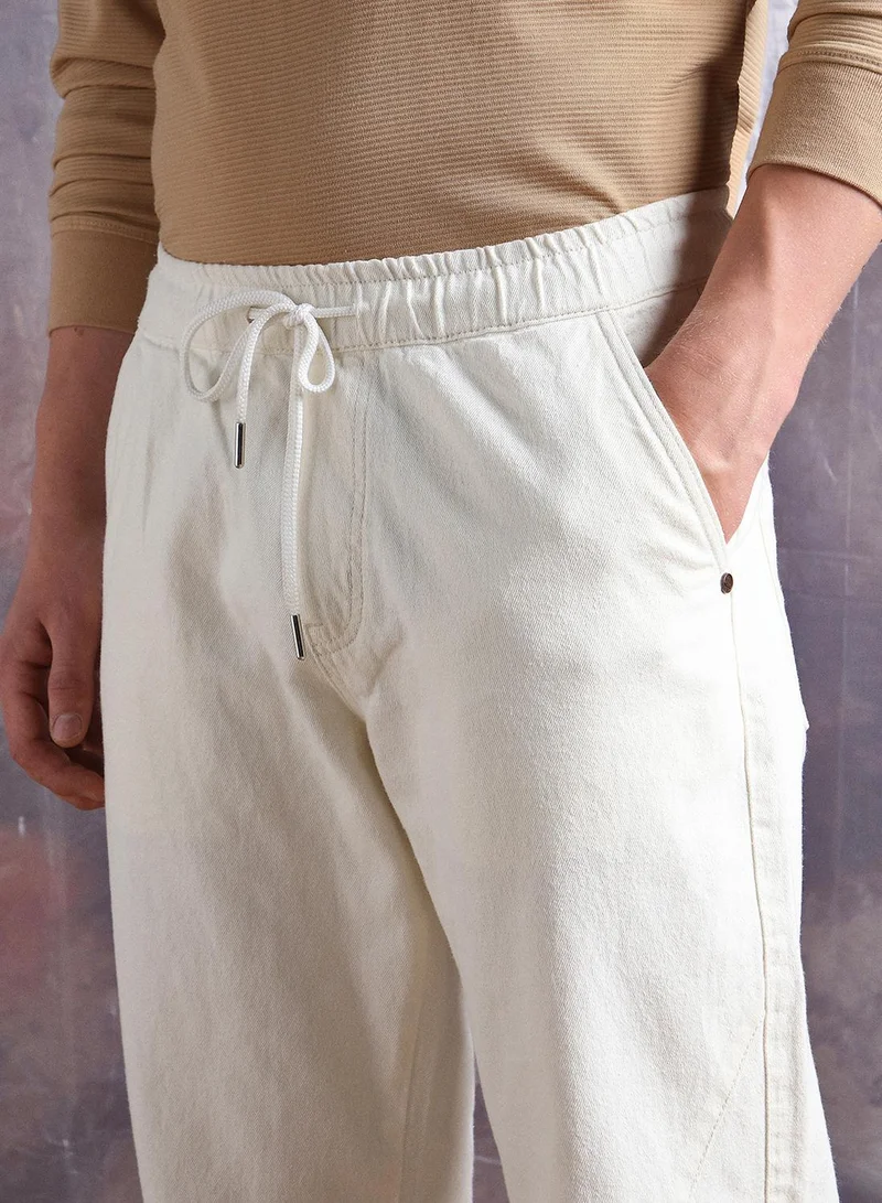 Hubberholme  Men Pure Cotton Comfort Relaxed Fit Jogger Jeans for Men | Best Price UAE