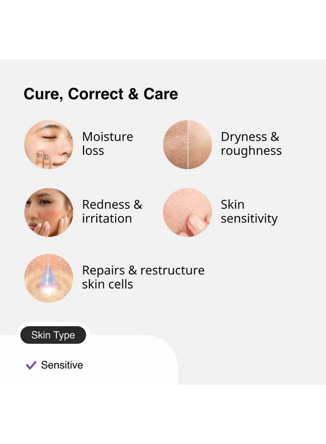 Cureskin Barrier Restructure Cream | Intense Hydration & Repair with Ceramides, Oat Bran, Bisabolo for Dry, Sensitive Skin, 17 g (Pack of 2) - Image 4