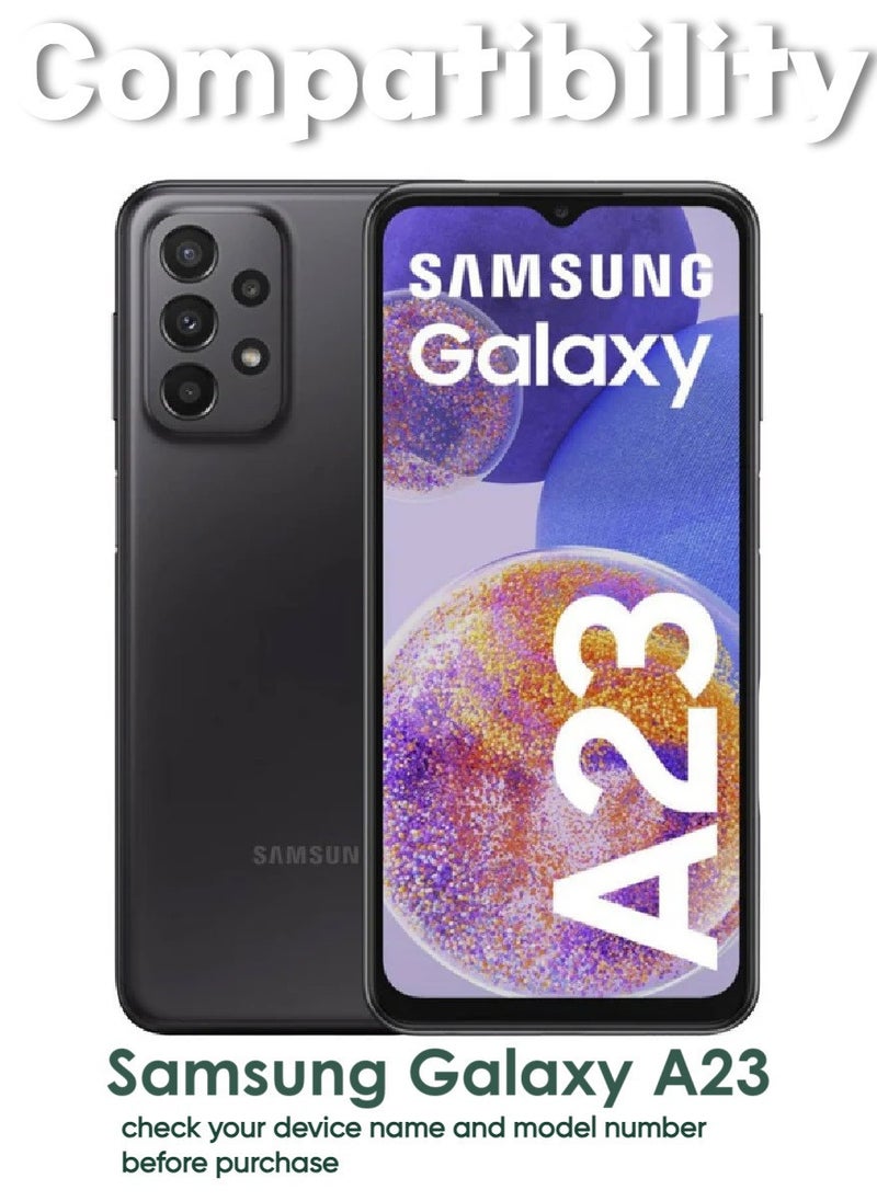 ACLIX 5 Pieces Antistatic ESD Dustproof Premium Quality High Definition Tempered Glass Screen Protector Designed For Samsung Galaxy A23 - Image 3