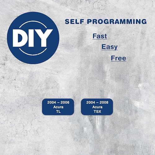 KeylessOption Key Fob Replacement for 2004 2005 2006 2007 2008 Acura TL TSX Remote, 4-Button OUCG8D387HA, Programming Guide Included - Image 3