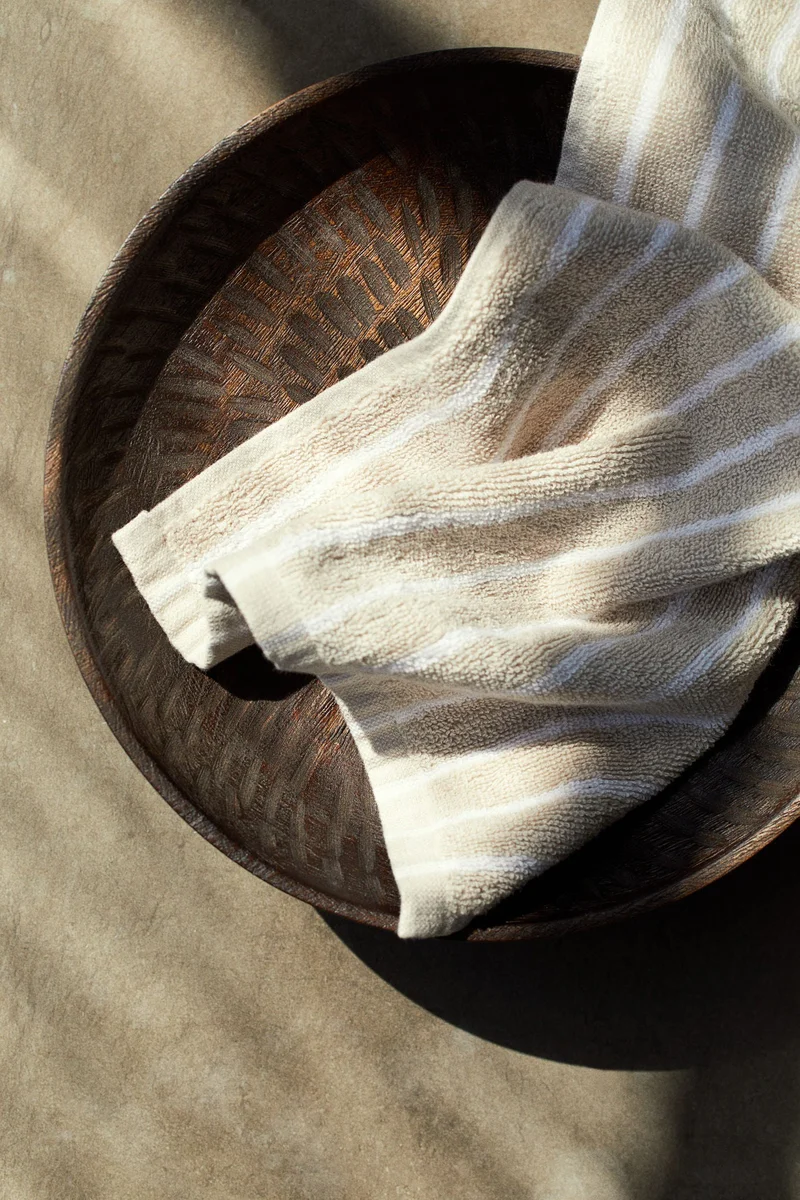 H&M Striped guest towel