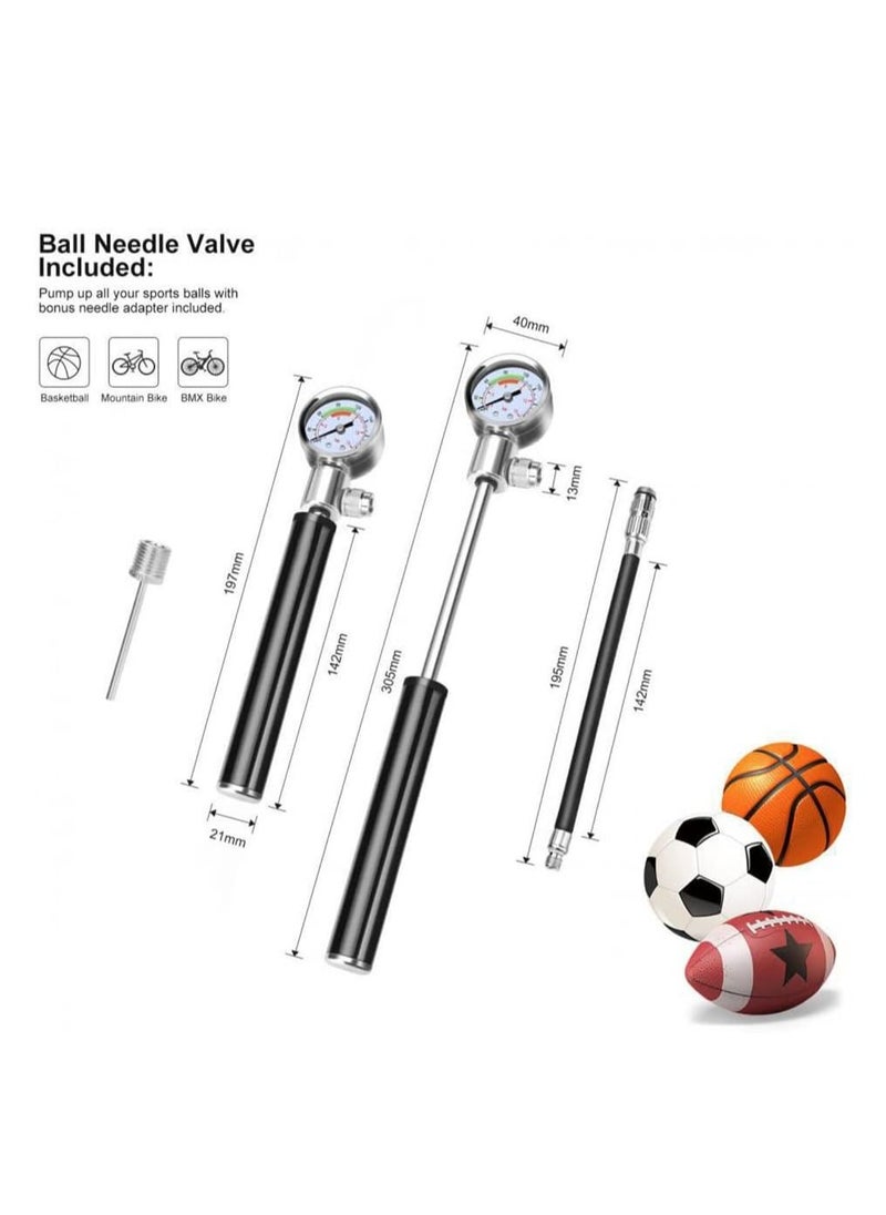 Generic - Bike Tire Repair Kit,Bicycle Tire Patch Puncture Repair Fix Tools With16 in 1 Multi-Function Tool, 210 PSI Gauge Pump and Bicycle Saddle Work Bag - Image 1