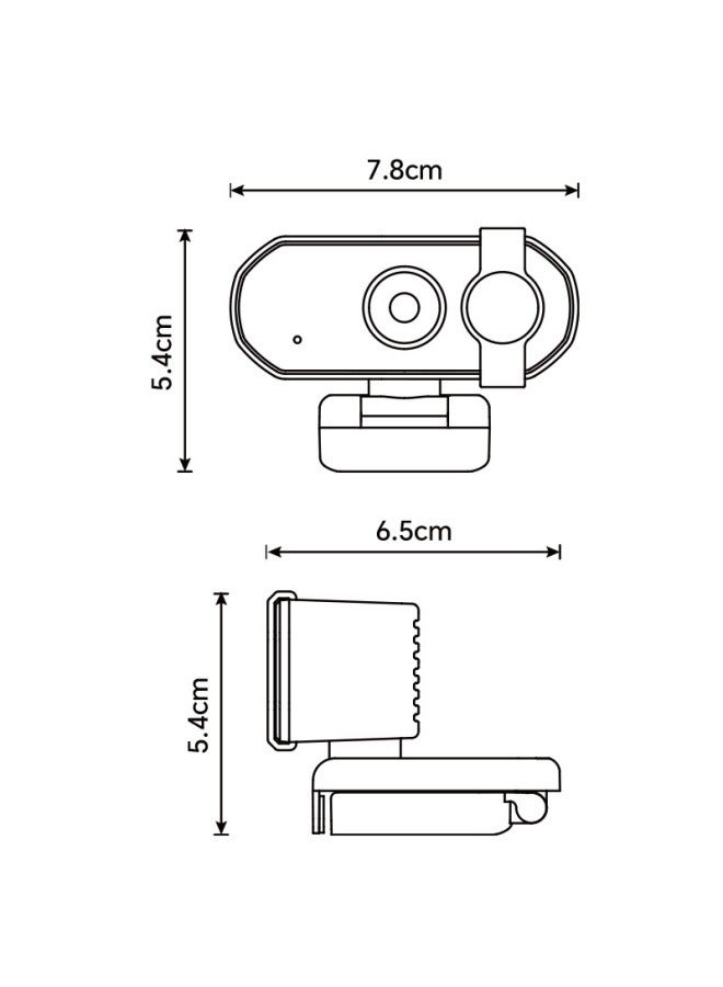 4K HD computer USB camera network teaching notebook desktop camera - Image 2