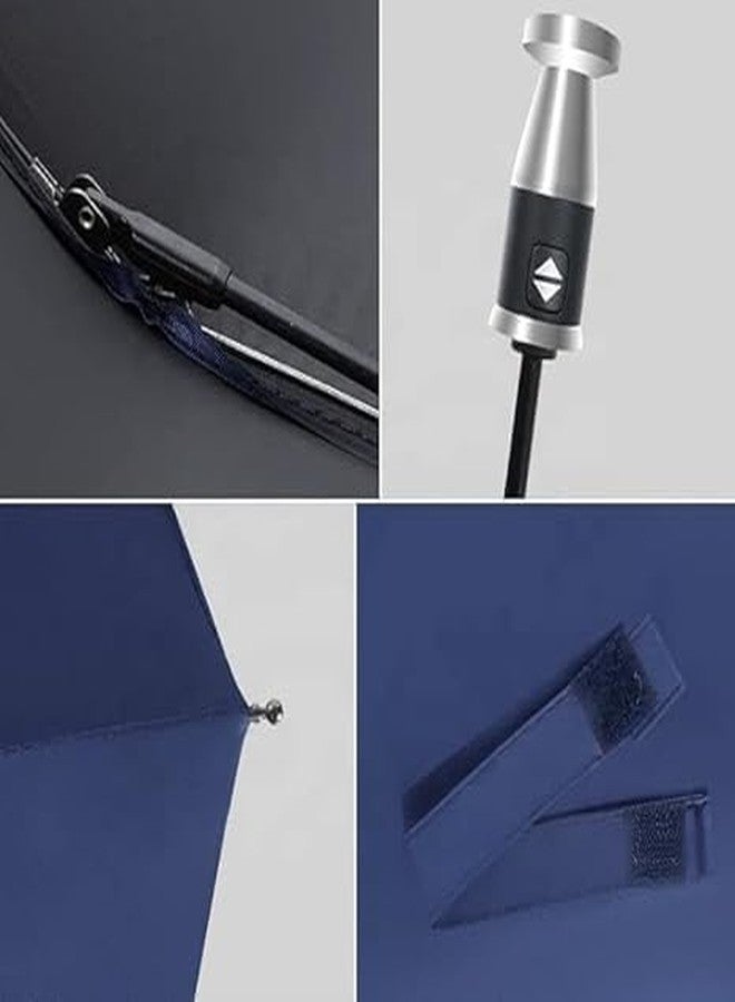 VEECHA ENTERPRISE Automatic Folding Umbrella - Windproof, Compact & Stylish Handle, Travel-Friendly, UV & Rain Protection for Men & Women - Image 4