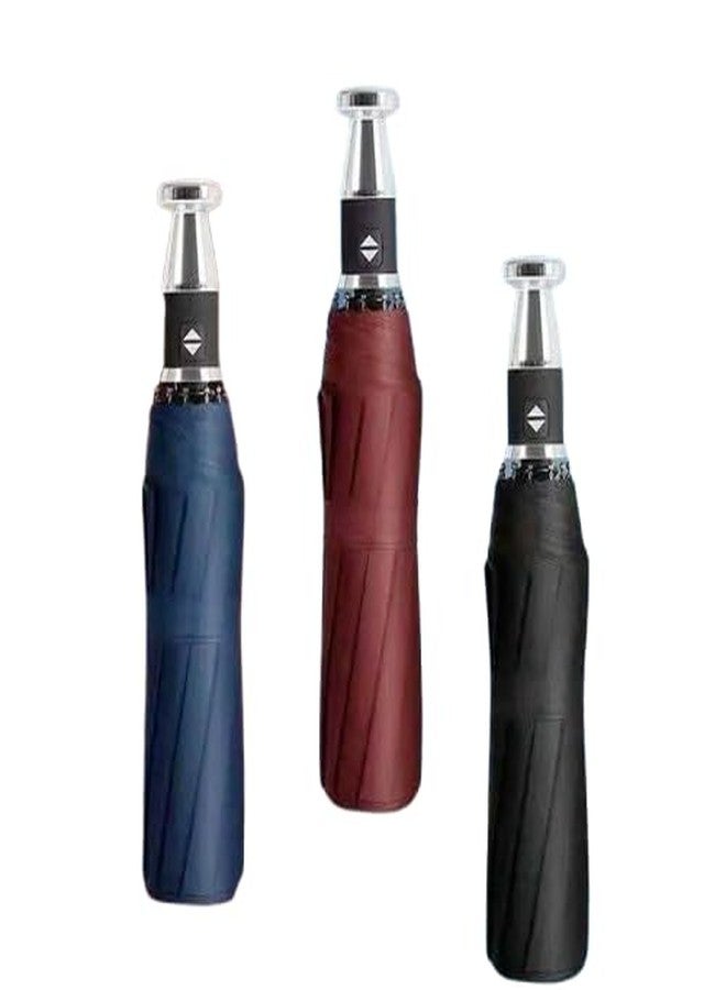 VEECHA ENTERPRISE Automatic Folding Umbrella - Windproof, Compact & Stylish Handle, Travel-Friendly, UV & Rain Protection for Men & Women - Image 1