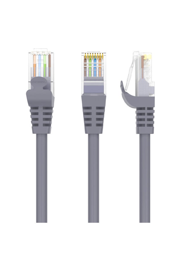 CHOSEAL Akihabara Cat5e High-speed 100mbps Ethernet Cable, Home And Construction Computer Broadband Connection Patch Cord Finished Network Cable, Gray 2 Meters, Qs5401at2 - Image 4