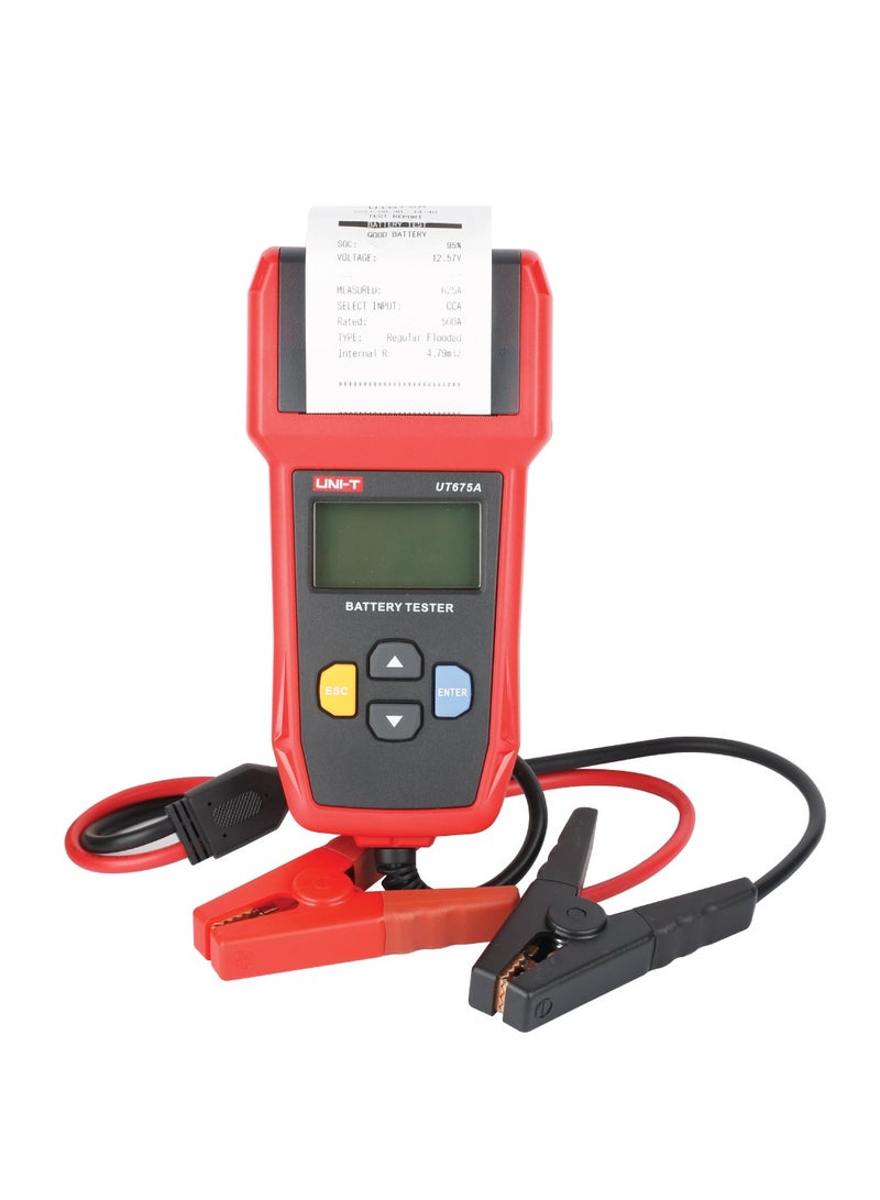 UNI-T UT675A Battery Tester with Built-in Printer - Image 1