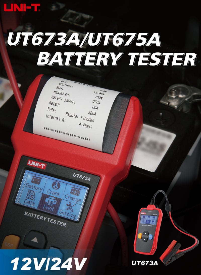 UNI-T UT675A Battery Tester with Built-in Printer - Image 4