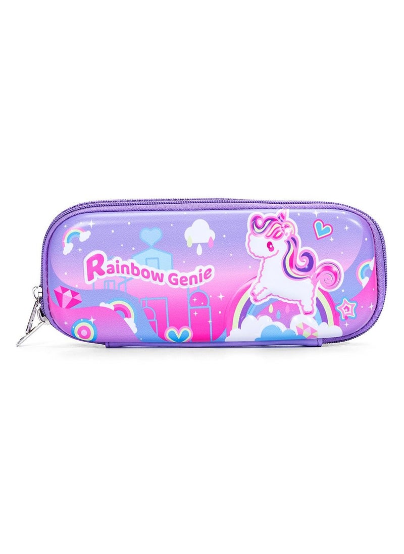 Eazy Kids - Eazy Kids 3D Genie Unicorn Pencil Case - Image 1