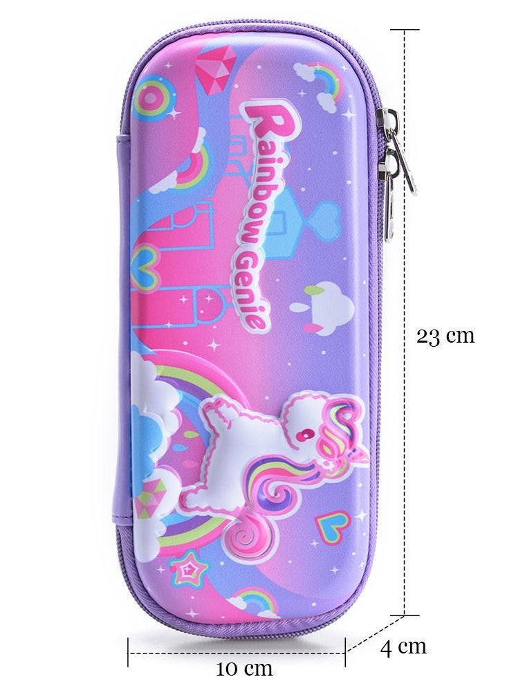 Eazy Kids - Eazy Kids 3D Genie Unicorn Pencil Case - Image 1