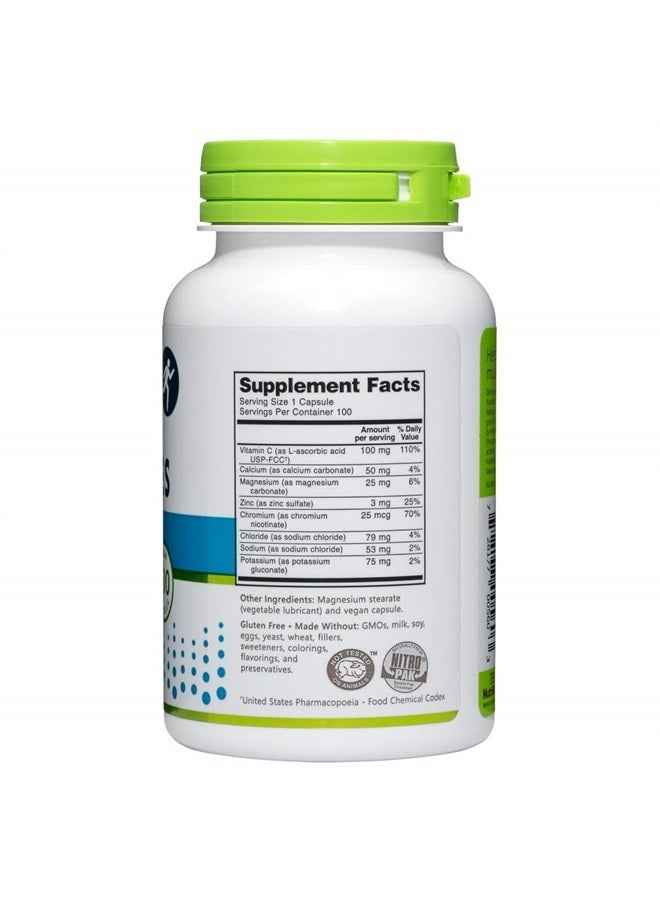 Nutribiotic Essential Electrolytes, 100 Ct Capsules | Supports Increased Performance & Faster Recovery | Pharmaceutical Grade Vitamin C with Electrolytes for Rehydration | Vegan, Gluten-Free & Non-GMO - Image 3