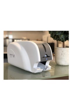 Smart IDP SMART-31S ID Card Simplex Printer Kit with PC Only Software, 250 Print YMCKO Color Ribbon, and 100 PVC Plastic Cards  - Image 4