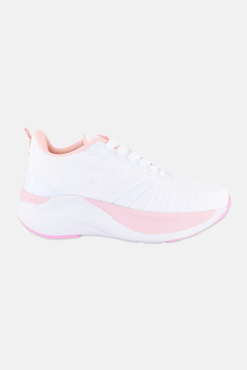 RBX Women Lace Up Outdoor Shoes, White - Image 2