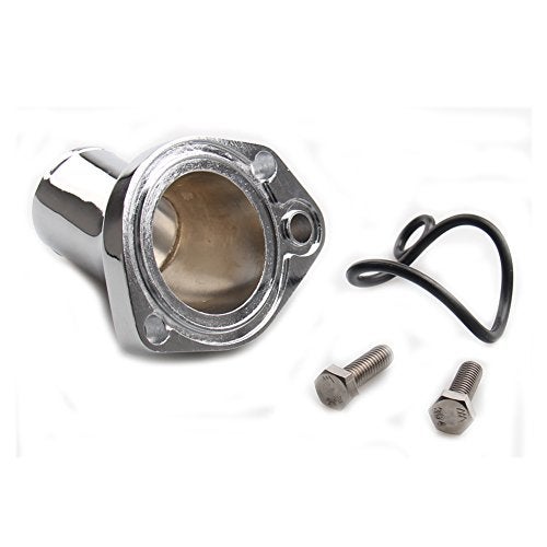 CarBole 60 degree Chrome Thermostat Housing Water Neck Compatible with Ford 260-302/351W - Image 5