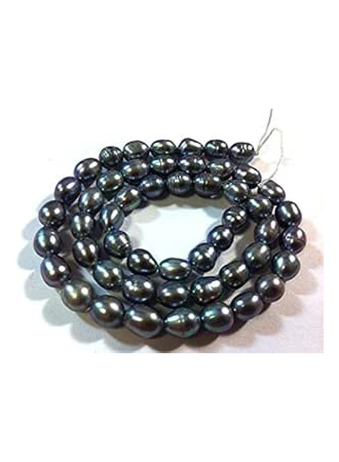 30 قطعة لآلئ المياه العذبة المزروعة 4 ملم أرز أزرق داكن G - Image 1