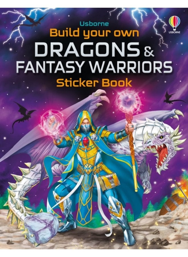 Build Your Own Dragons and Fantasy Warriors Sticker Book - Paperback