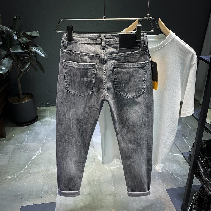 Unisex Classic Denim Jeans Loose Fit Daily Outdoor Wear - Image 2