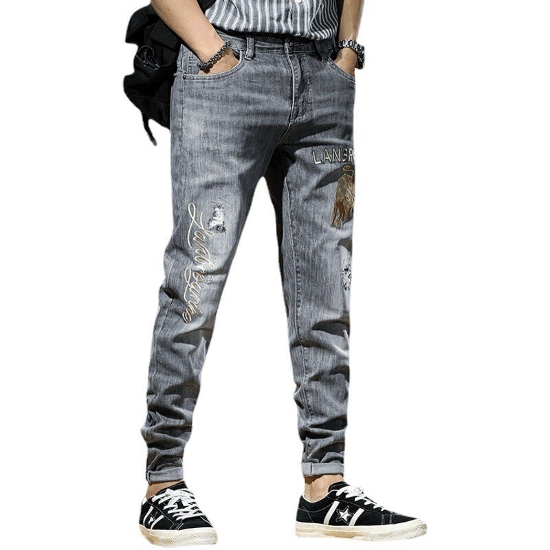 Unisex Classic Denim Jeans Loose Fit Daily Outdoor Wear - Image 5