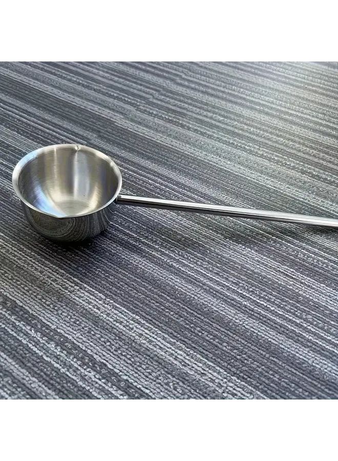 Premium Stainless Steel Mini Pot with Long Handle 1pc for Heating and Pouring Oil Milk Home Outdoor Use - Image 5