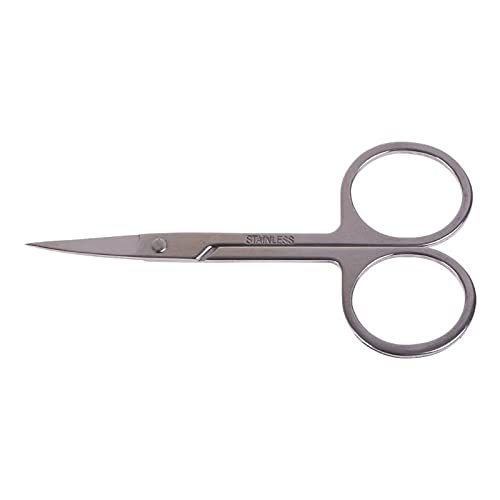 Toolbux 4PC Stainless Steel Beauty Makeup Mini Small Scissors Size Eyebrow Nose Hair Manicure Pedicure Shears Cosmetics Tool 45 inch - Image 2