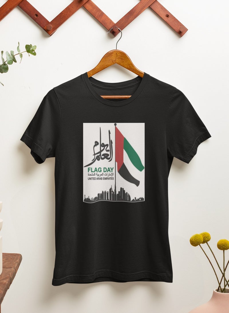 ZOOM تي شيرت احتفال يوم علم الإمارات للأطفال والبالغين
