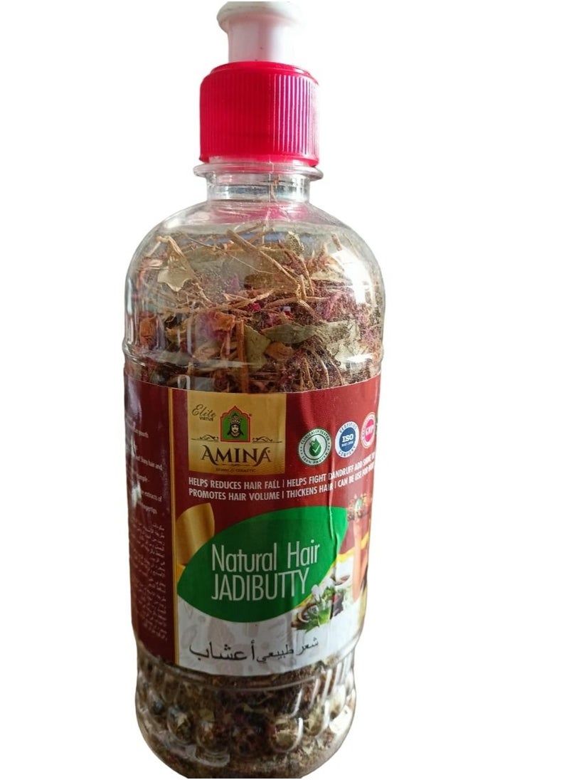 Amina - Jadibutti Ayurvedic Hair Growth Oil Organic With Natural Herbs 500 ml Capacity - Image 1