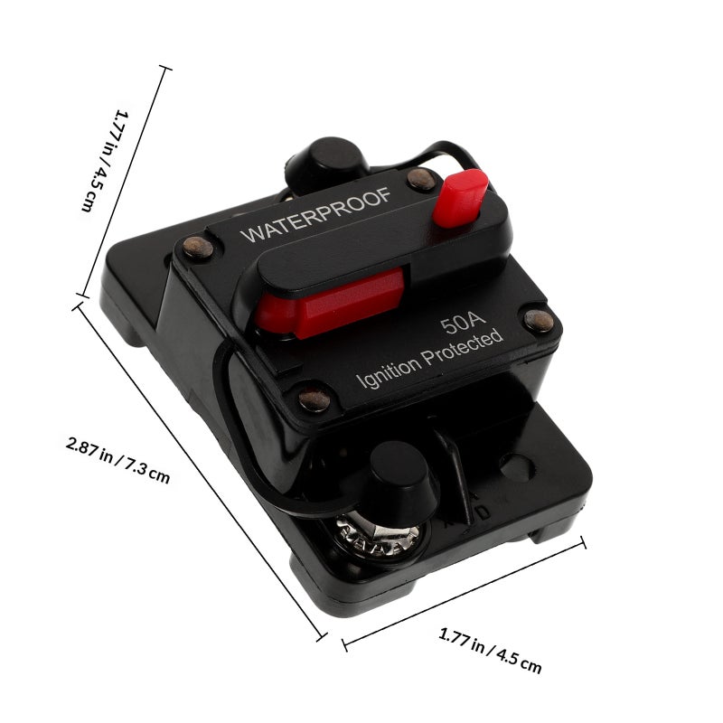 Automatic With Manual Reset Inline Fuse Inverter For Car Marine Trolling Motors Overload Device Boat Audio System - Image 2