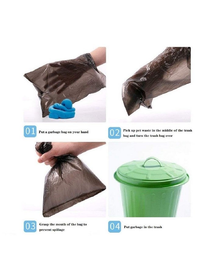 صندوق توزيع أكياس نفايات تنظيف فضلات الكلاب على شكل عظمة + حامل قمامة + لفافة من 3 أكياس (قد يختلف اللون) - Image 4