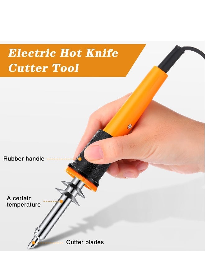 30 Pcs Versatile Electric Hot Knife Set for Cutting, Carving & Wood Burning - Ideal for Foam, Cloth & More  - Image 4
