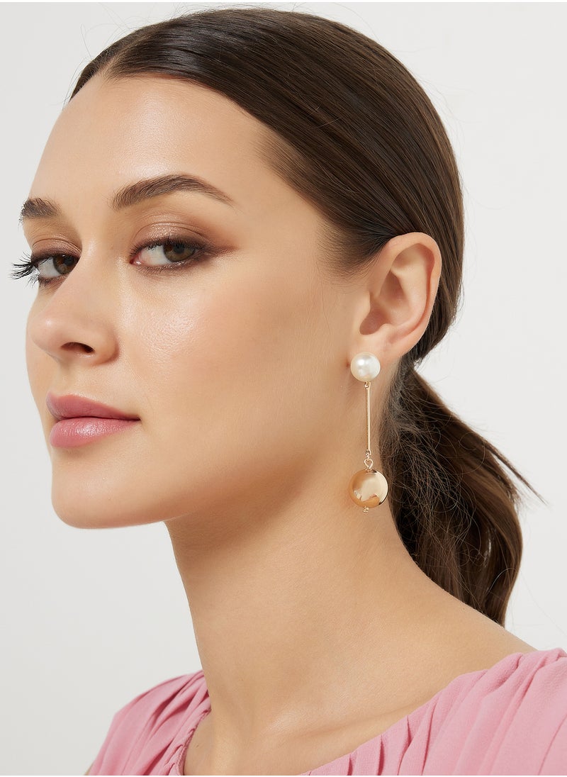 ELLA - Pearl Drop Earrings - Image 1