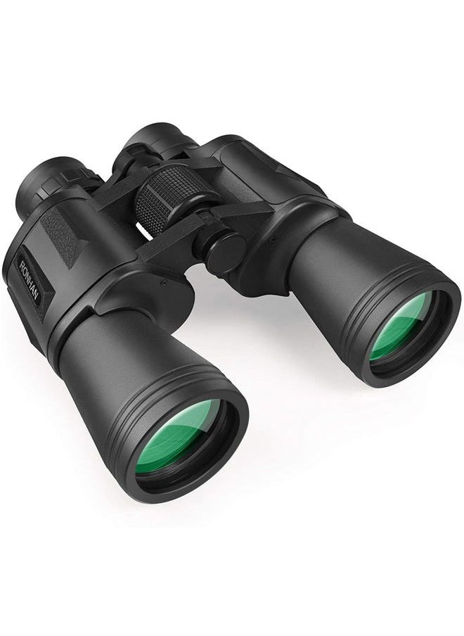 RONHAN Binoculars for Adults High Powered, Military Compact HD Professional/Daily Waterproof 20x50 Binoculars for Bird Watching Travel Hunting Football Games Stargazing with Carrying Case & Strap  - Image 1