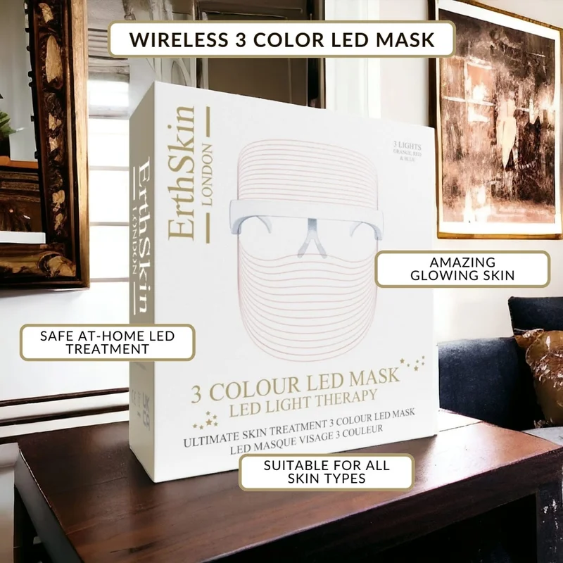 ErthSkin London  Wireless 3 color led Mask for Women | Best Price UAE