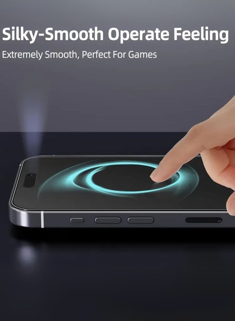 ESD Magic Glass Box Tempered Glass Screen Protector for iPhone 16 Pro Max – Anti-Fingerprint, Dust-Proof, Smooth Touch, 9H Hardness, Easy Installation - Image 5