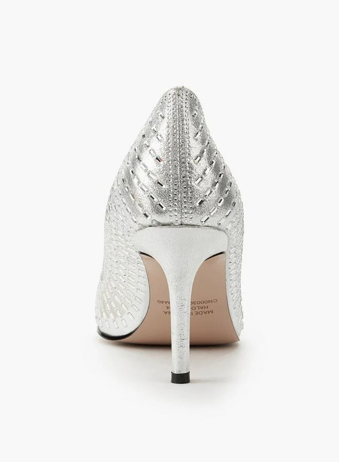 Celeste SILVER Women Stiletto Heel Pumps for Women | Best Price UAE