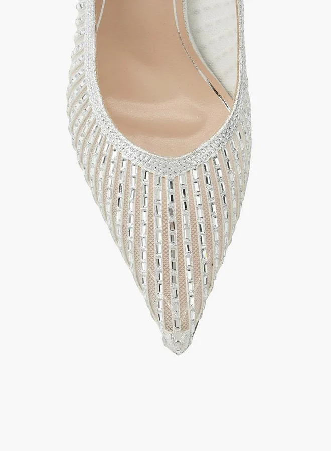 Celeste SILVER Women Stiletto Heel Pumps for Women | Best Price UAE