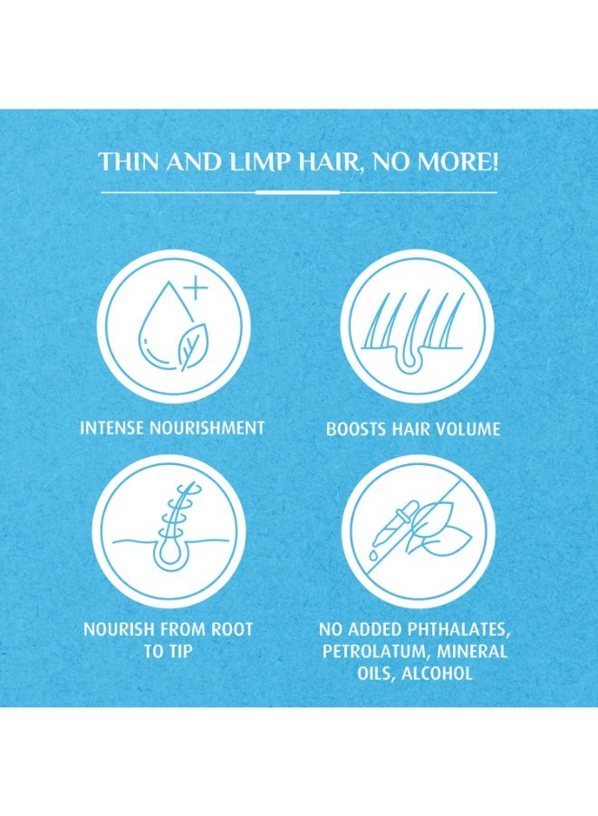 Dabur Volume And Thickness Conditioner Enriched With Coconut And Castor For Thin And Limp Hair 400ml - Image 4